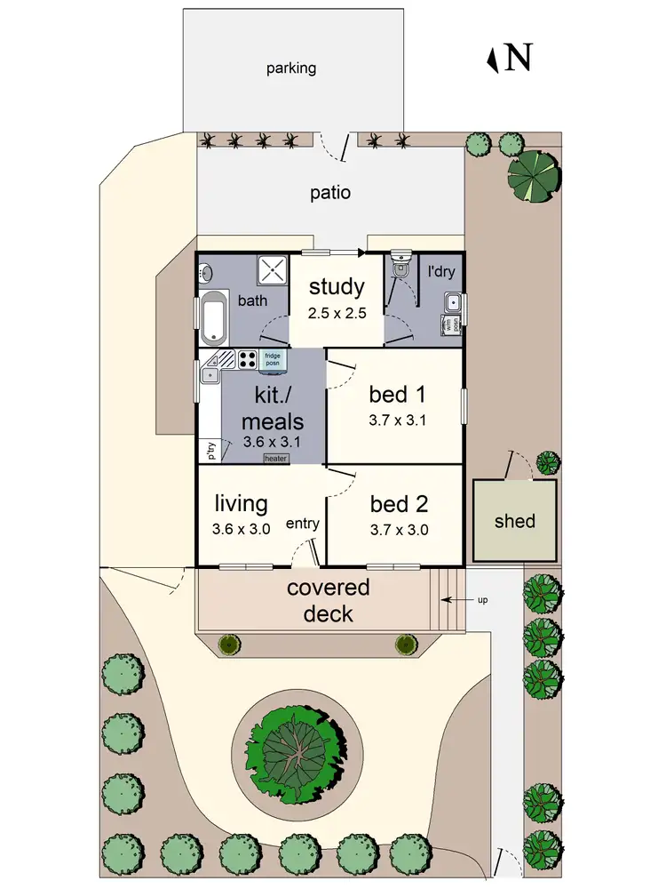 Floorplan of Homely house listing, 1/114 Anderson Street, Lilydale VIC 3140