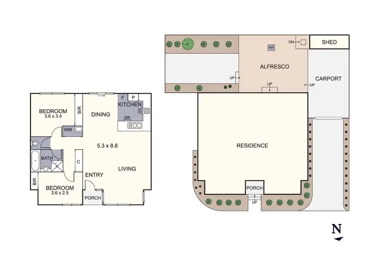 Floorplan of Homely unit listing, 12/273-275 Colchester Road, Kilsyth South VIC 3137