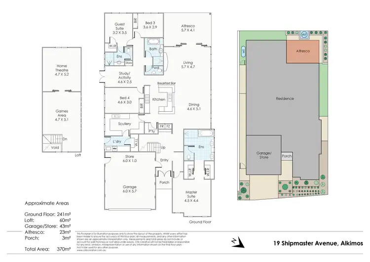 Floorplan of Homely house listing, 19 Shipmaster Avenue, Alkimos WA 6038