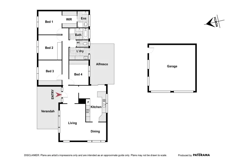 Floorplan of Homely house listing, 17 Dane Street, Queanbeyan NSW 2620