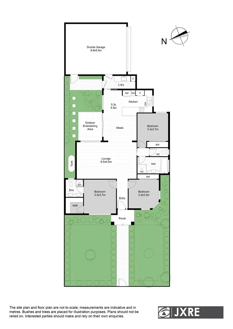Floorplan of Homely unit listing, 1/2 Ormond Road, Clayton VIC 3168