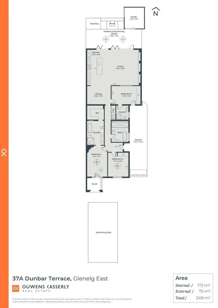 Floorplan of Homely house listing, 37A Dunbar Terrace, Glenelg East SA 5045