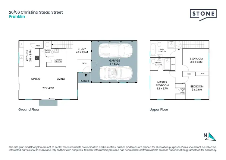 Floorplan of Homely townhouse listing, 26/56 Christina Stead Street, Franklin ACT 2913