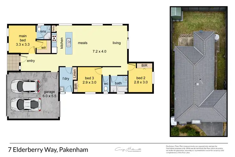 Floorplan of Homely house listing, 7 Elderberry Way, Pakenham VIC 3810