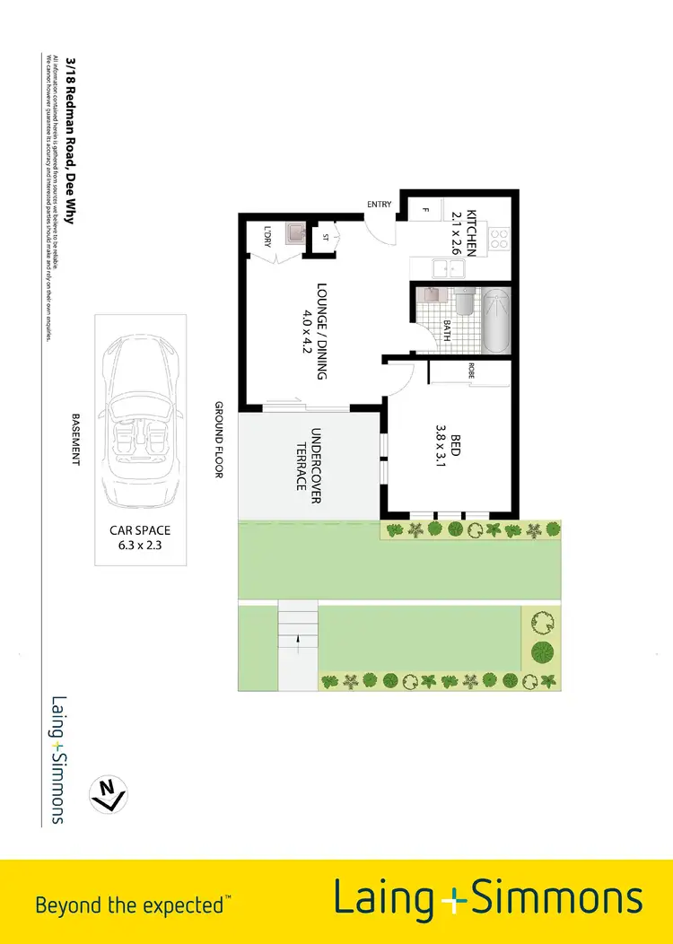 Floorplan of Homely apartment listing, 3/18 Redman Road, Dee Why NSW 2099