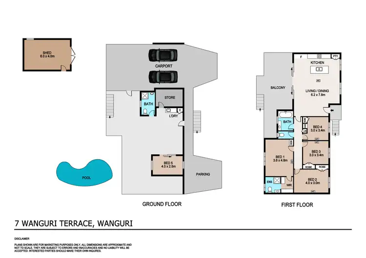 Floorplan of Homely house listing, 7 Wanguri Terrace, Wanguri NT 810