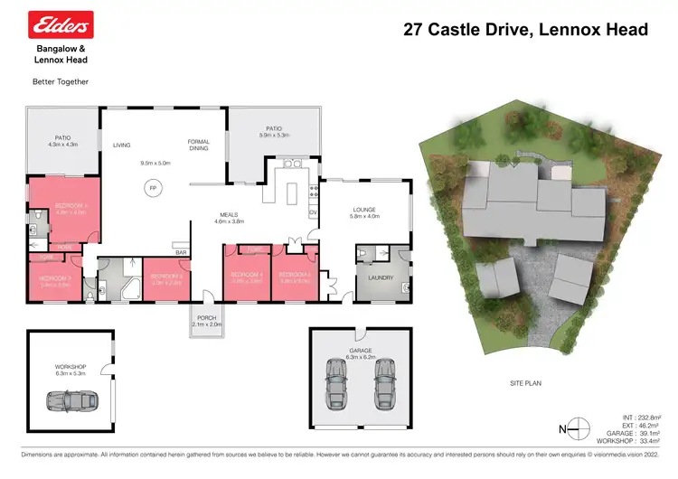 Floorplan of Homely house listing, 27 Castle Drive, Lennox Head NSW 2478