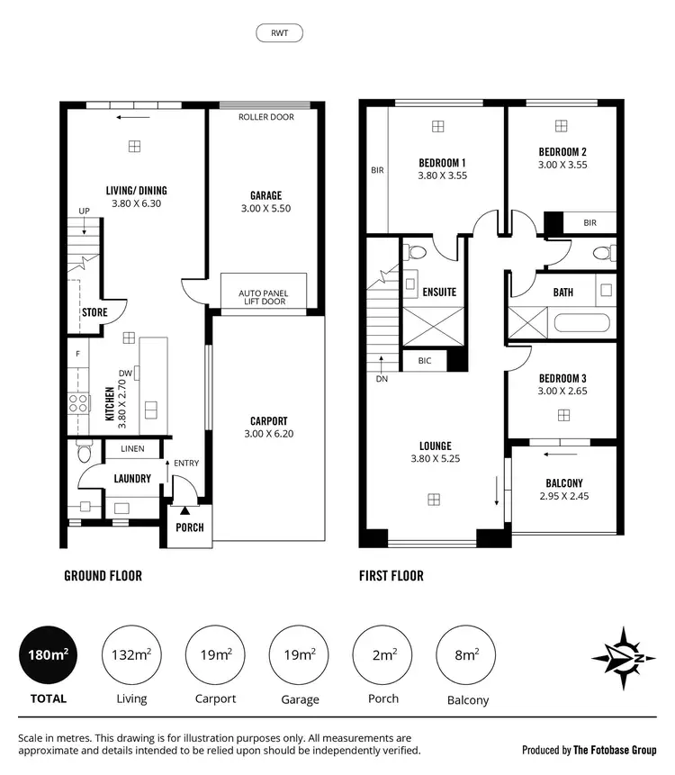 Floorplan of Homely townhouse listing, 4/2 Avenida Street, Campbelltown SA 5074