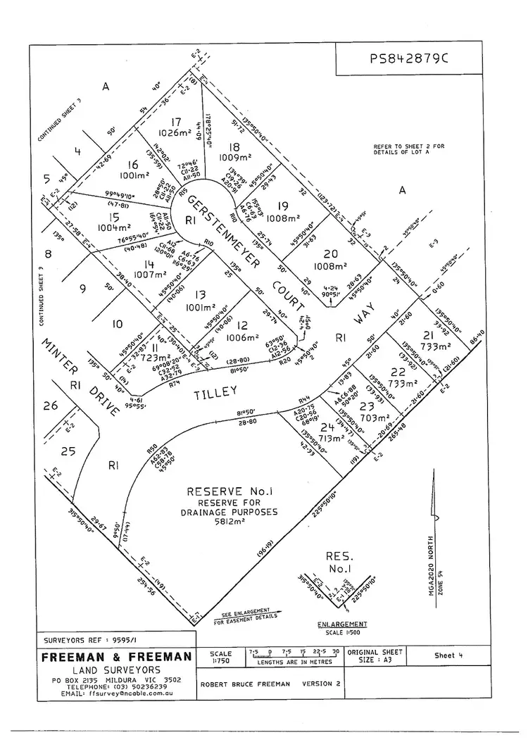 Floorplan of Homely land listing, LOT 13, 2 Gerstenmeyer Court, Irymple VIC 3498