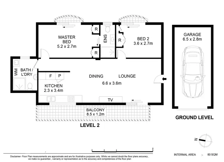 Floorplan of Homely unit listing, 17/10-12 Northcote Road, Hornsby NSW 2077