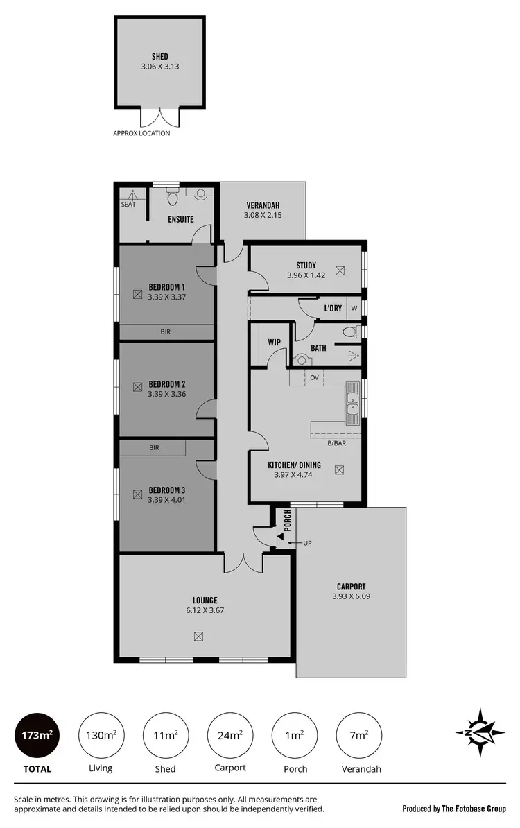 Floorplan of Homely house listing, 3 Crown Terrace, Royal Park SA 5014