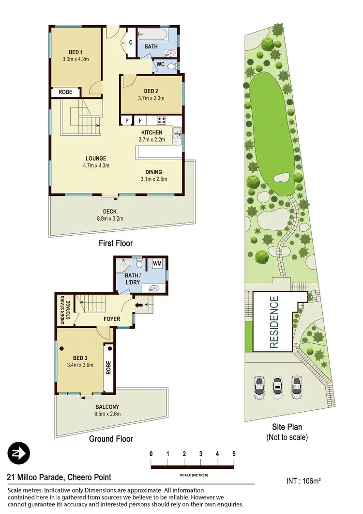 Floorplan of Homely house listing, 21 Milloo Parade, Cheero Point NSW 2083