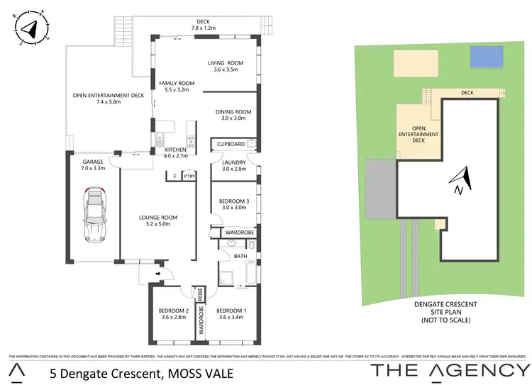 Floorplan of Homely house listing, 5 Dengate Crescent, Moss Vale NSW 2577