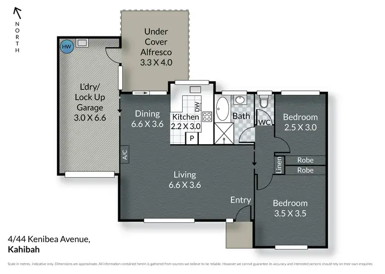 Floorplan of Homely villa listing, 4/44 Kenibea Avenue, Kahibah NSW 2290