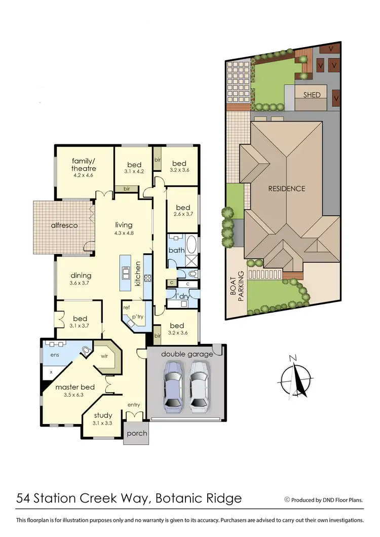 Floorplan of Homely house listing, 54 Station Creek Way, Botanic Ridge VIC 3977
