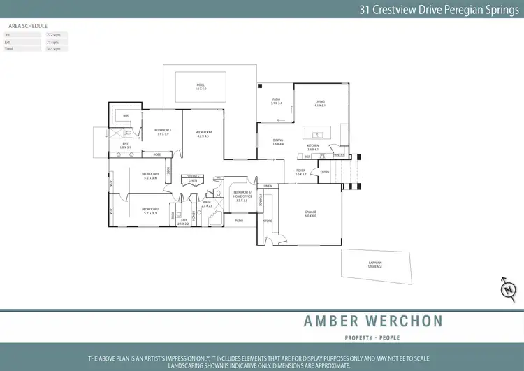 Floorplan of Homely house listing, 31 Crestview Drive, Peregian Springs QLD 4573