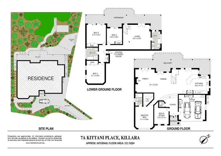 Floorplan of Homely house listing, 7a Kittani Place, Killara NSW 2071