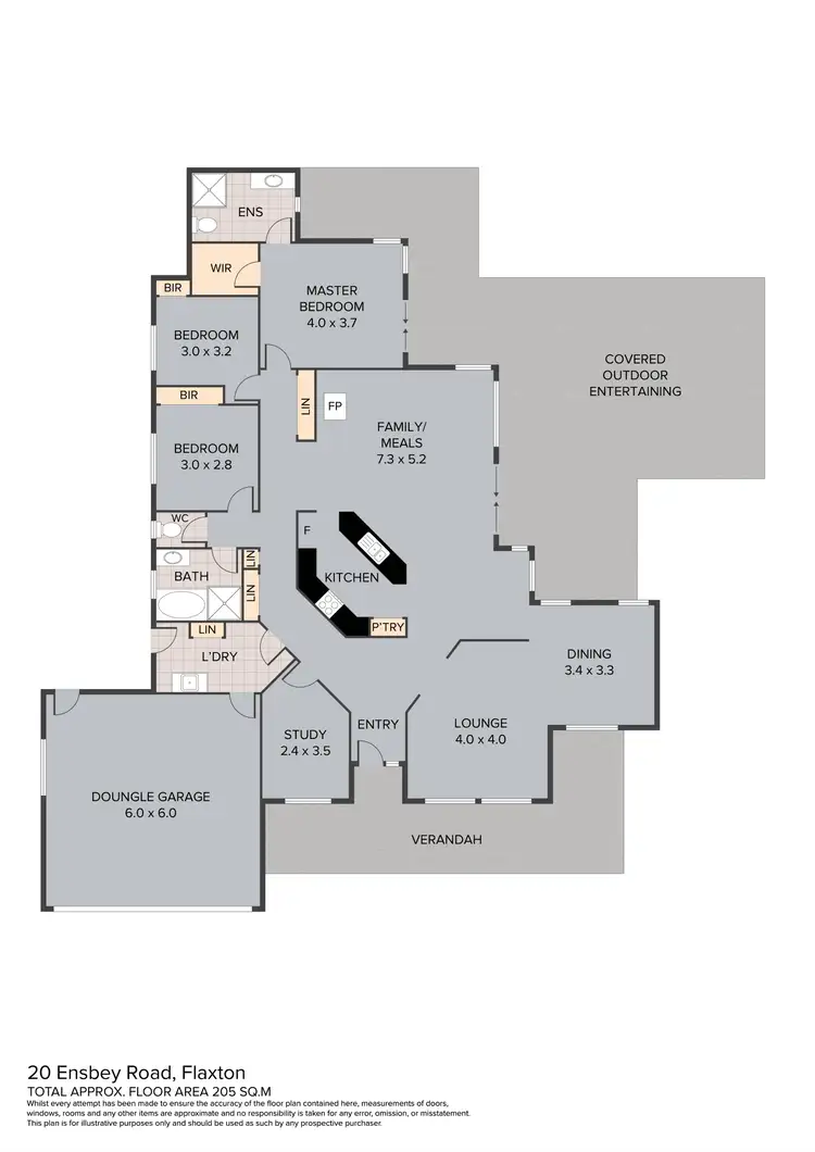 Floorplan of Homely house listing, 20 Ensbey Road, Flaxton QLD 4560