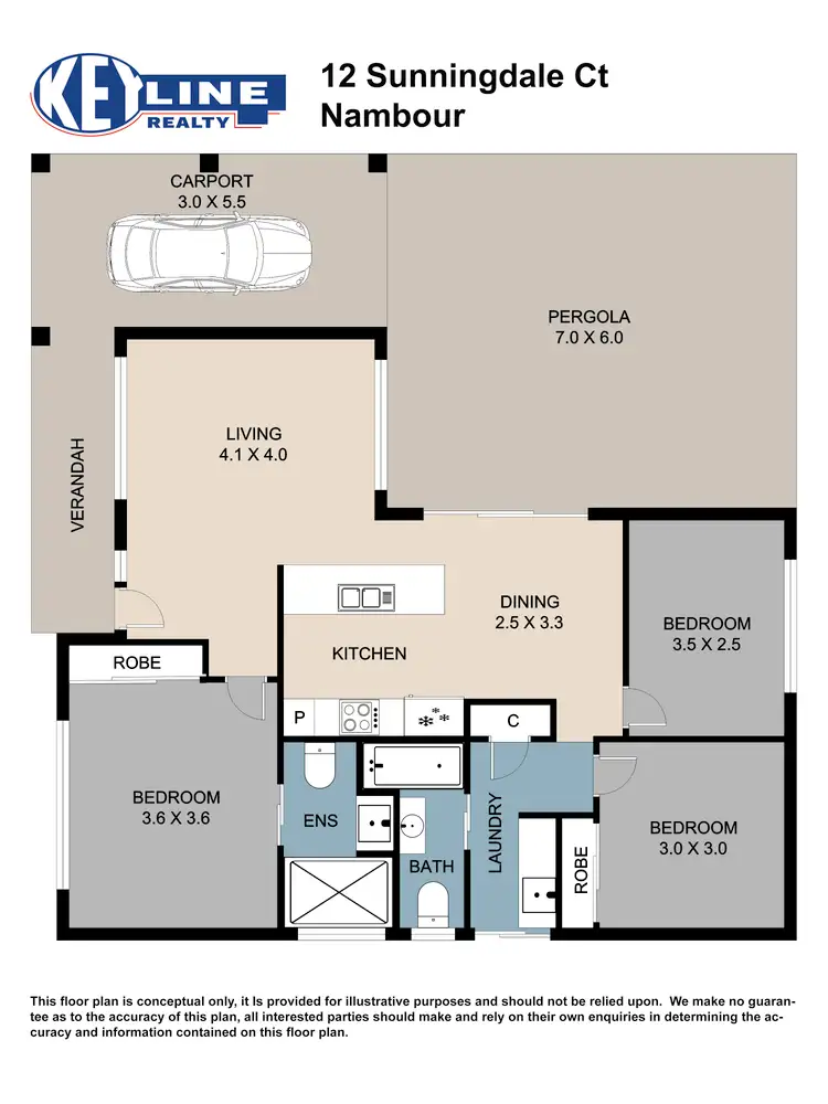 Floorplan of Homely house listing, 12 Sunningdale Court, Nambour QLD 4560