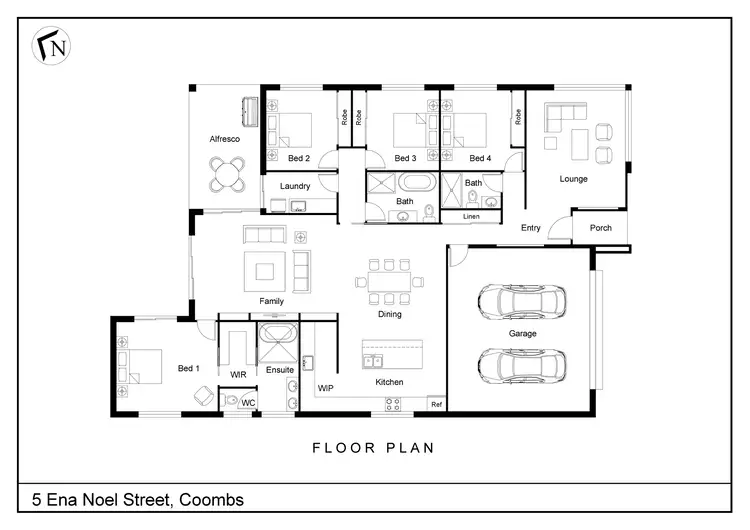 Floorplan of Homely house listing, 5 Ena Noel Street, Coombs ACT 2611