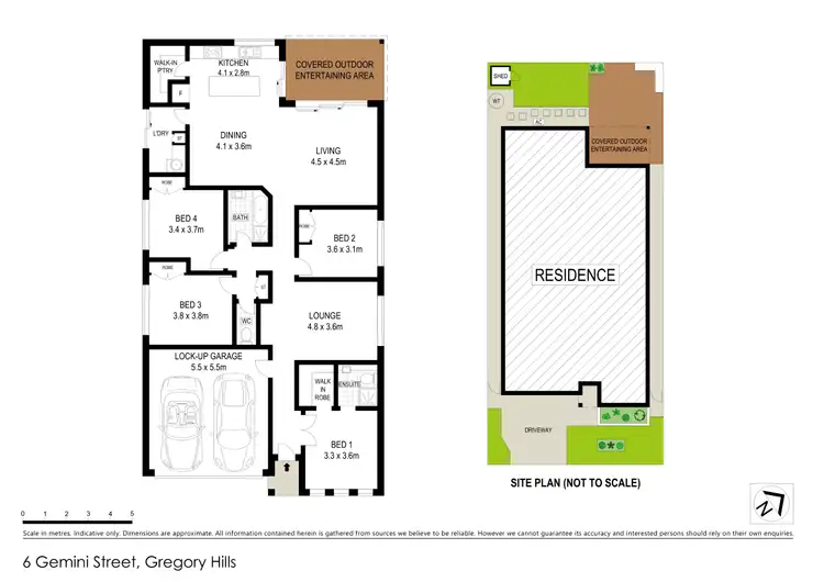 Floorplan of Homely house listing, 6 Gemini Street, Gregory Hills NSW 2557