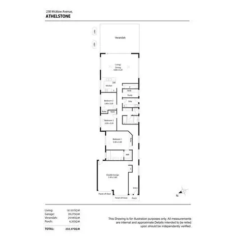 Floorplan of Homely house listing, 23B Wicklow Avenue, Athelstone SA 5076