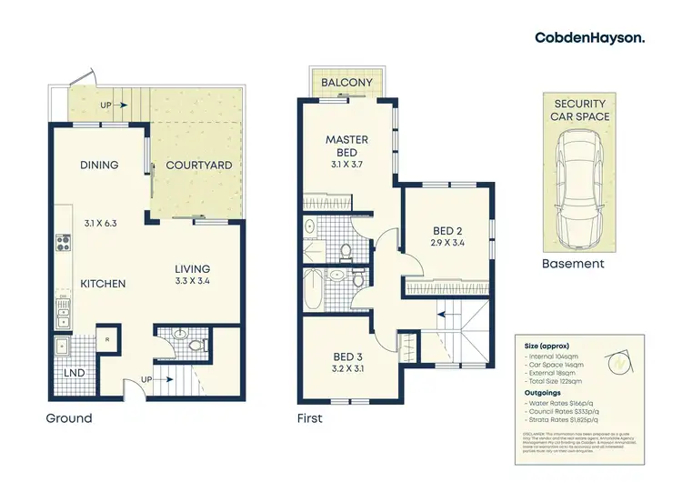 Floorplan of Homely townhouse listing, 17/2-6 Bridge Road, Stanmore NSW 2048