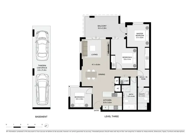 Floorplan of Homely apartment listing, 6304/42 Pemberton Street, Botany NSW 2019
