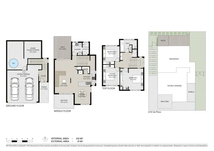 Floorplan of Homely townhouse listing, 4/10 Ida Place, Goonellabah NSW 2480