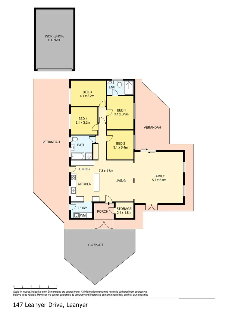 Floorplan of Homely house listing, 147 Leanyer Drive, Leanyer NT 812