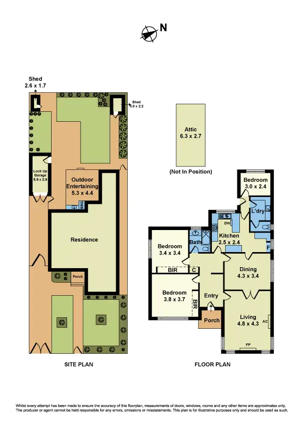 Floorplan of Homely house listing, 3 Cornwall Road, Sunshine VIC 3020