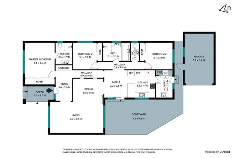 Floorplan of Homely unit listing, 1/89 Curtin Avenue, Lalor VIC 3075