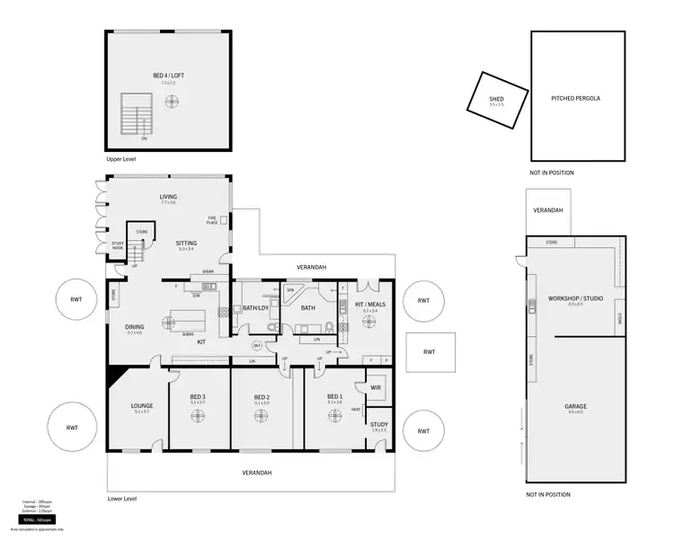 Floorplan of Homely rural property listing, 125 Nether Hill Road, Kenton Valley SA 5233