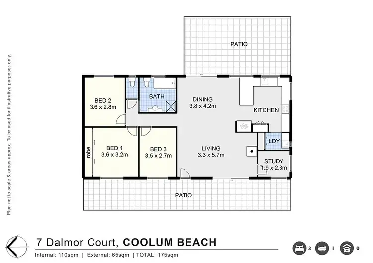 Floorplan of Homely house listing, 7 Dalmor Court, Coolum Beach QLD 4573