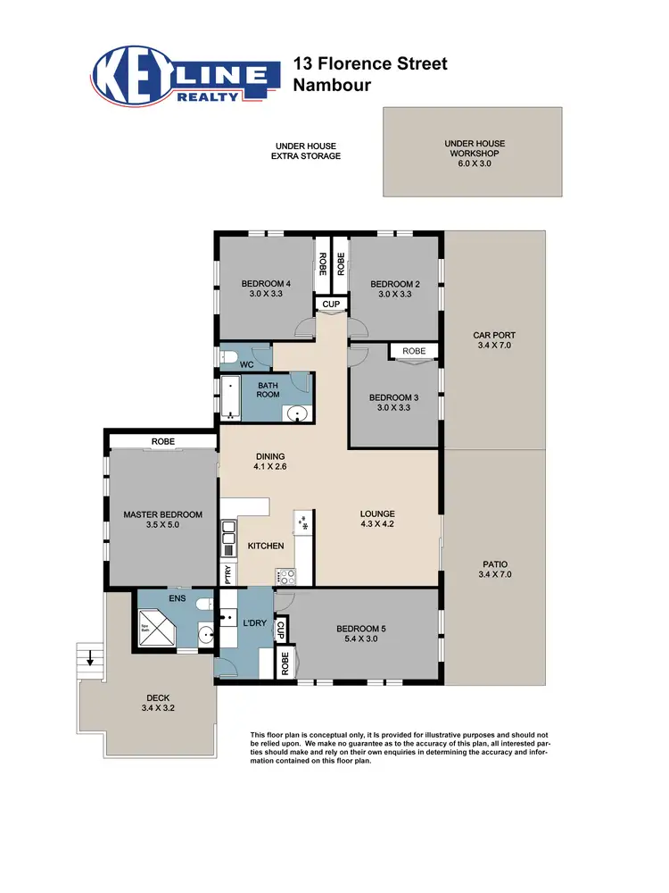 Floorplan of Homely house listing, 13 Florence Street, Nambour QLD 4560