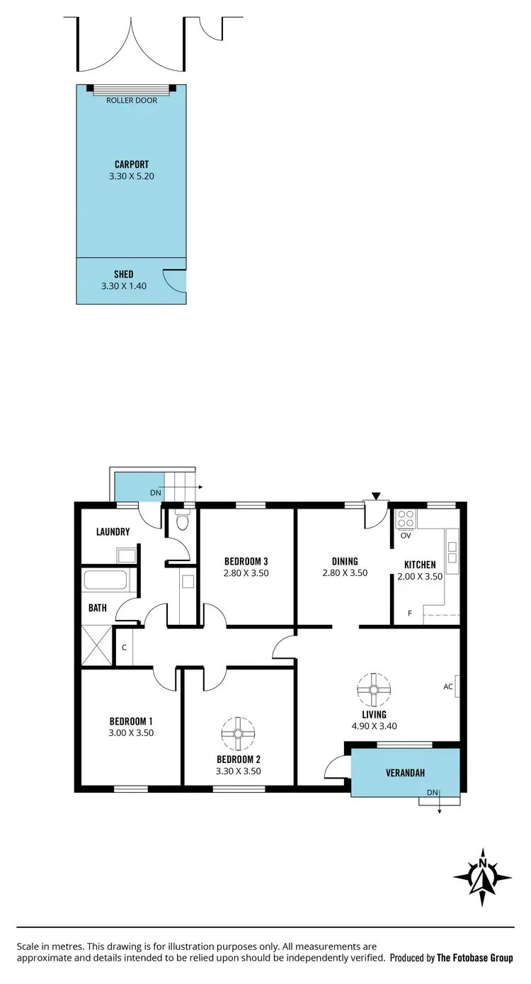 Floorplan of Homely house listing, 16 Malmo Court, Hackham West SA 5163