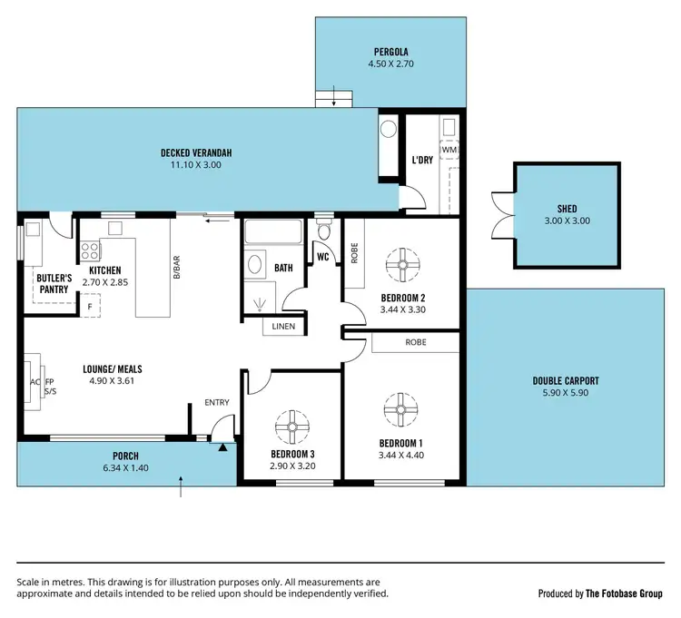 Floorplan of Homely house listing, 26 Allanton Avenue, Port Noarlunga SA 5167