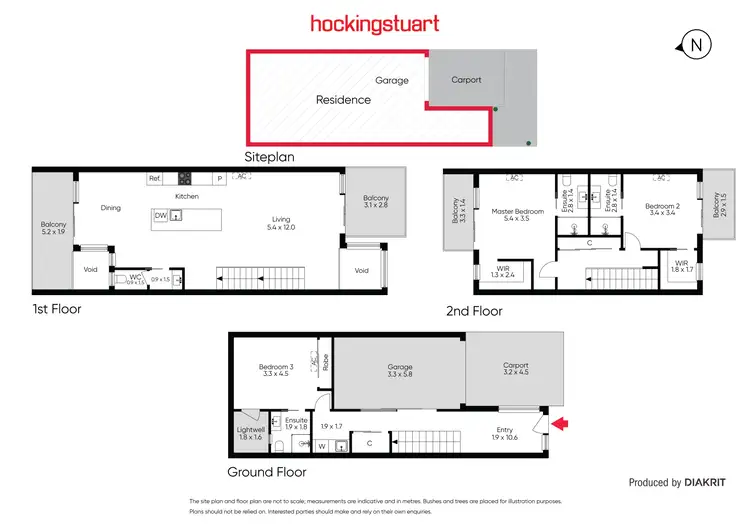 Floorplan of Homely house listing, 12 Wardell Close, Maribyrnong VIC 3032