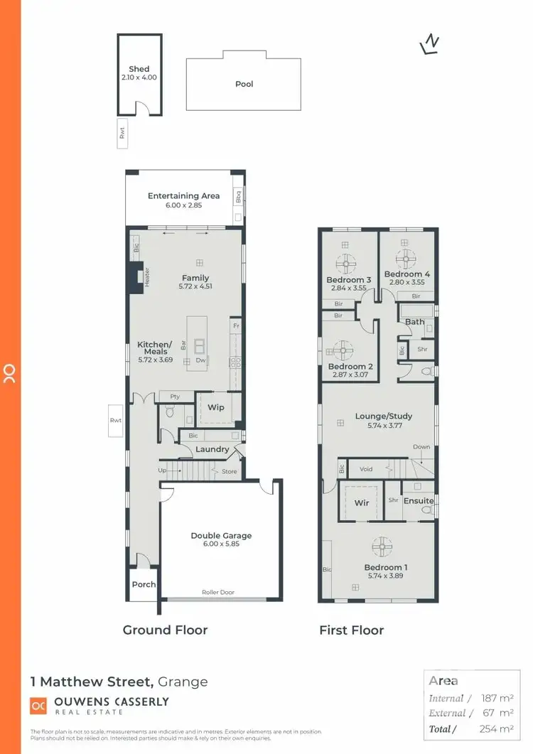 Floorplan of Homely house listing, 1 Matthew Street, Grange SA 5022