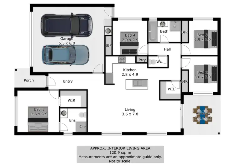 Floorplan of Homely house listing, 37 Peeler Street, Wodonga VIC 3690