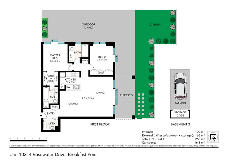 Floorplan of Homely apartment listing, 102/4 Rosewater Circuit, Breakfast Point NSW 2137