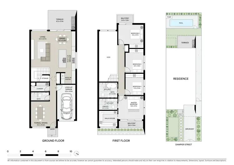 Floorplan of Homely semi-detached listing, 7A Dampier Street, Chifley NSW 2036