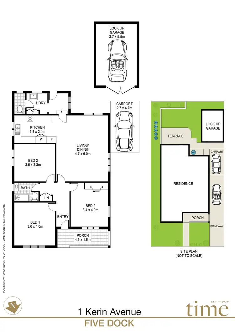 Floorplan of Homely house listing, 1 Kerin Avenue, Five Dock NSW 2046