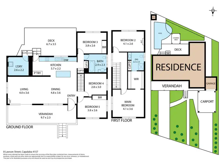 Floorplan of Homely house listing, 8 Lawson Street, Capalaba QLD 4157