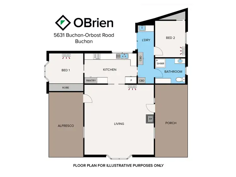 Floorplan of Homely house listing, 5631 Buchan- Orbost Road, Buchan VIC 3885