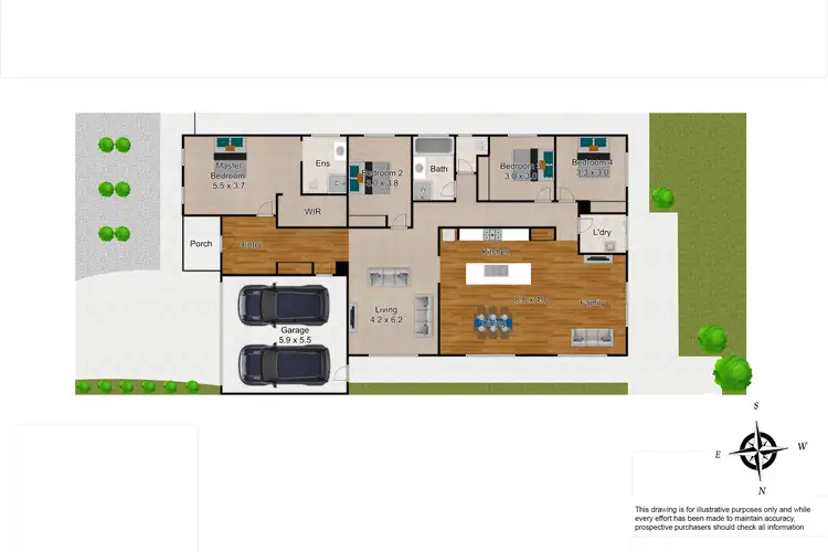 Floorplan of Homely house listing, 19 Stocks Drive, Cranbourne West VIC 3977