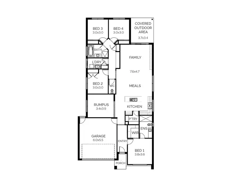 Floorplan of Homely house listing, 17 Inverloch Avenue, Clyde VIC 3978