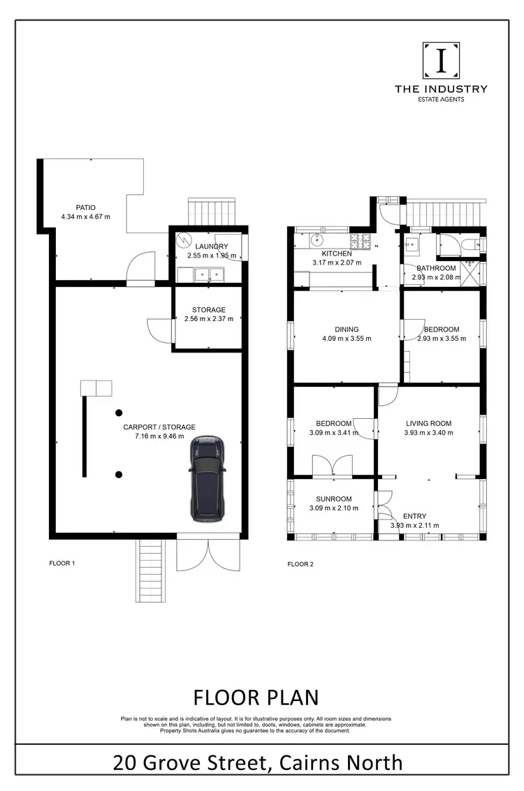 Floorplan of Homely house listing, 20 Grove Street, Cairns North QLD 4870