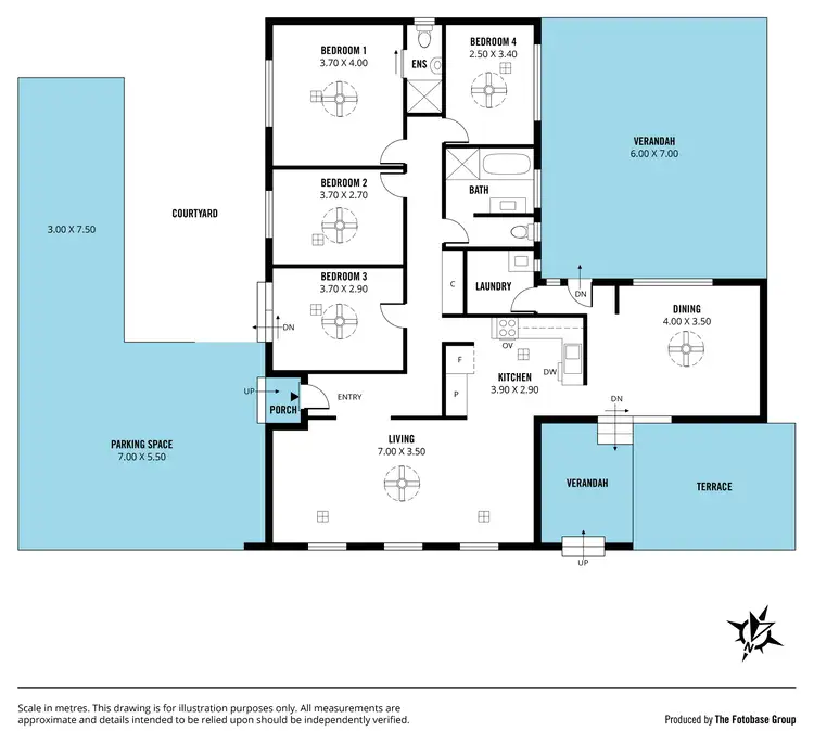 Floorplan of Homely house listing, 10 Valkyrie Street, Hallett Cove SA 5158