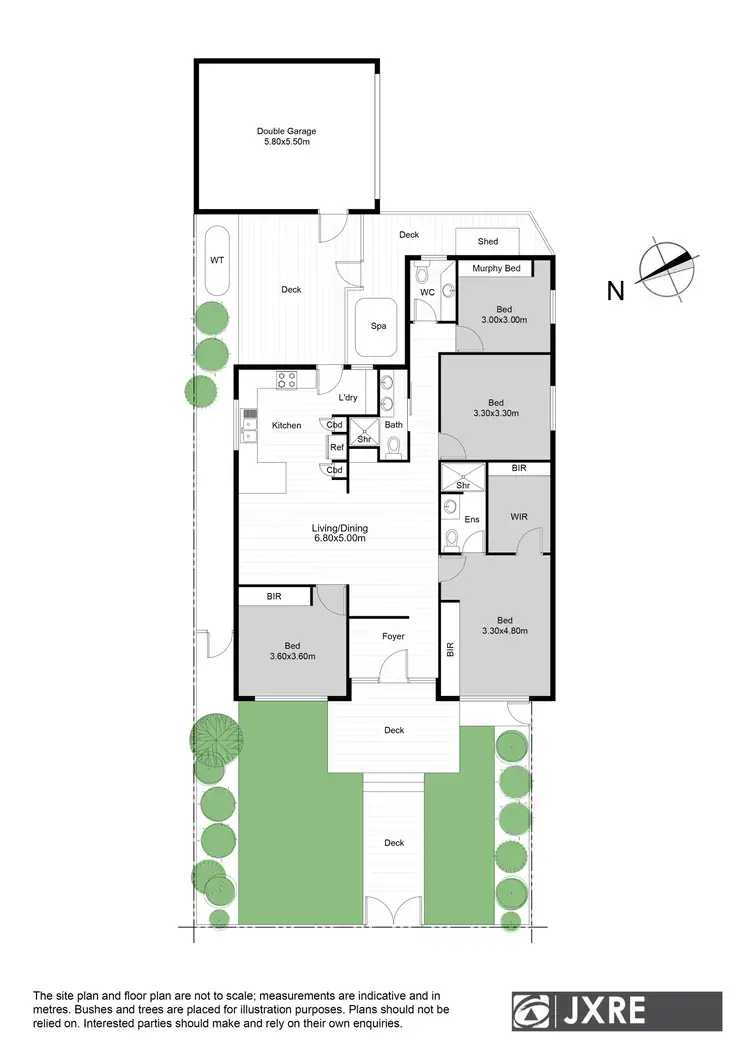 Floorplan of Homely unit listing, 1/4 Flora Road, Clayton VIC 3168